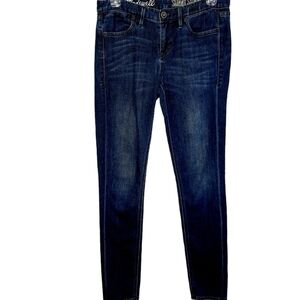 Madewell Women's Jeans Size 27 X 32 Skinny Skinny Medium Wash Light Weight Denim